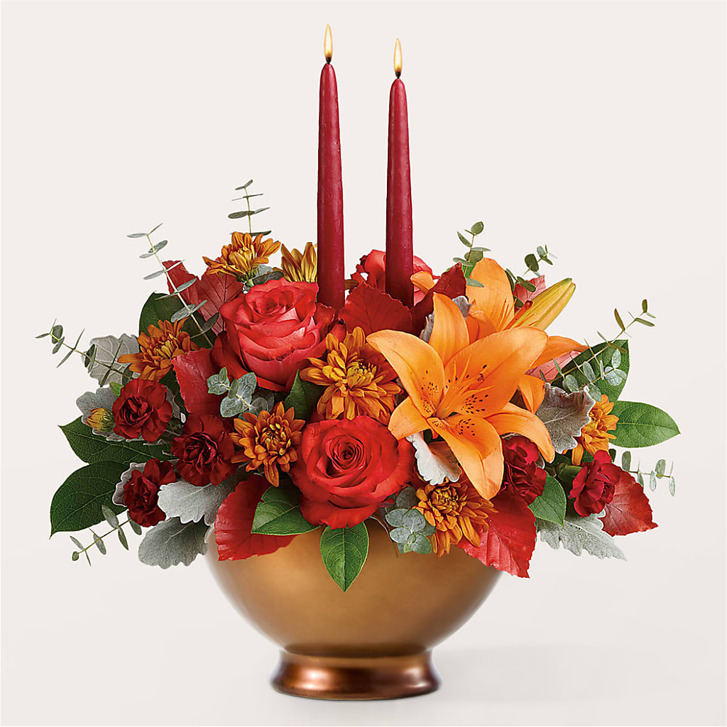 Fruits of Fall Centerpiece –  Branch Floral Designs, Nyssa OR