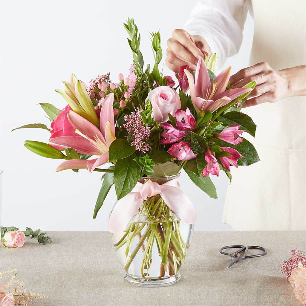 Pink Ribbon - A Florist Original –  Branch Floral Designs, Nyssa OR