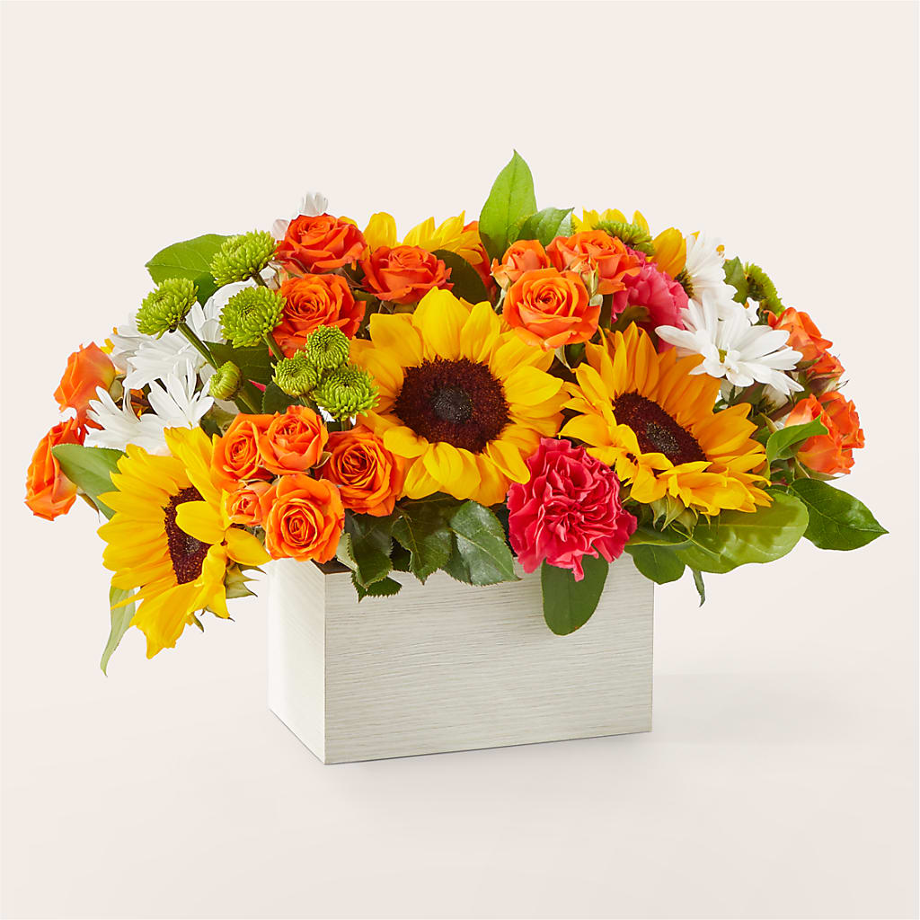 Sun-drenched Blooms Box Bouquet –  Branch Floral Designs, Nyssa OR