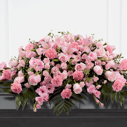 Garden of Comfort Casket Spray (Standard) –  Branch Floral Designs, Nyssa OR