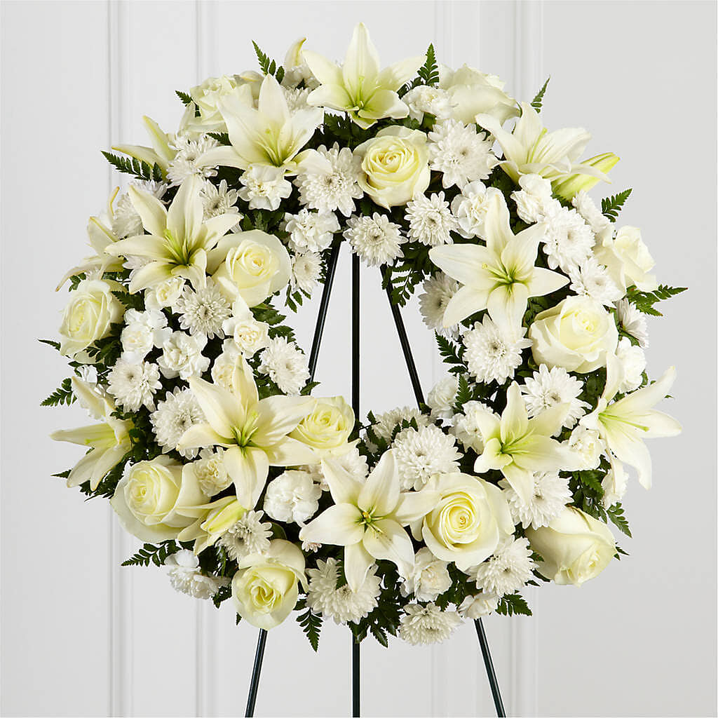 Treasured Tribute Wreath –  Branch Floral Designs, Nyssa OR