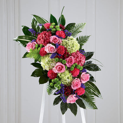 Refreshing Mix Standing Spray –  Branch Floral Designs, Nyssa OR