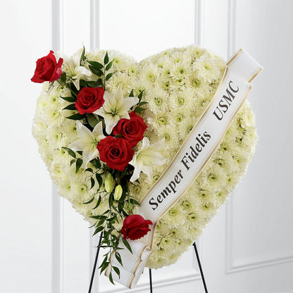 Heartfelt Hero Standing Heart –  Branch Floral Designs, Nyssa OR