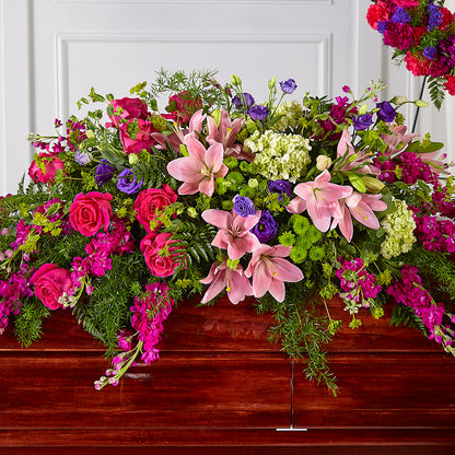 Radiant Tribute Casket Spray –  Branch Floral Designs, Nyssa OR