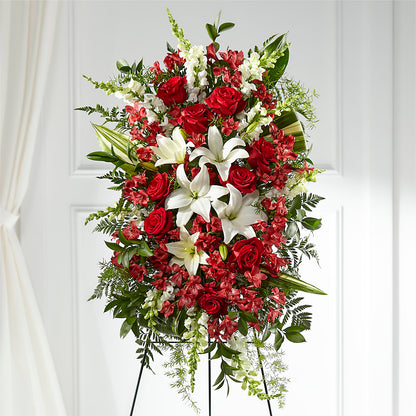 Everlasting Memory Standing Spray –  Branch Floral Designs, Nyssa OR