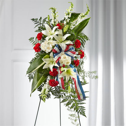 Stars of Life Standing Spray –  Branch Floral Designs, Nyssa OR