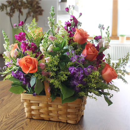 Garden of Life Basket –  Branch Floral Designs, Nyssa OR