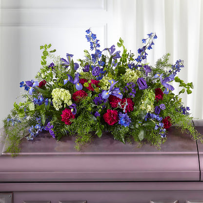 Always Treasured Casket Spray –  Branch Floral Designs, Nyssa OR