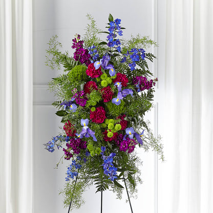 Heavenly Skies Standing Spray –  Branch Floral Designs, Nyssa OR