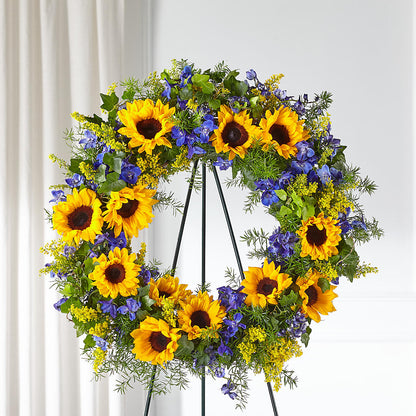 Bright Rays Wreath –  Branch Floral Designs, Nyssa OR