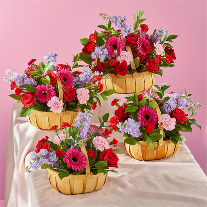 Pink Picnic Basket –  Branch Floral Designs, Nyssa OR