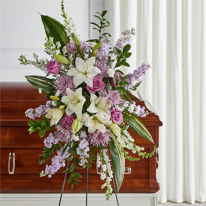Grateful Hearts Standing Spray –  Branch Floral Designs, Nyssa OR