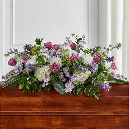 Meadows of Serenity Casket Spray –  Branch Floral Designs, Nyssa OR