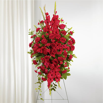 From the Heart Standing Spray –  Branch Floral Designs, Nyssa OR