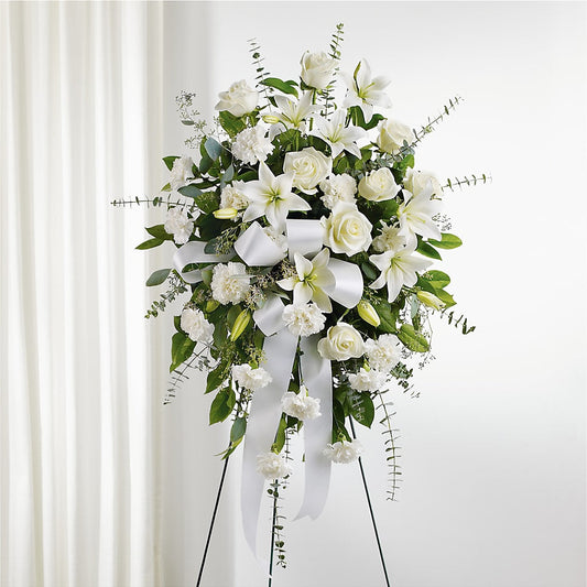 With Care Standing Spray –  Branch Floral Designs, Nyssa OR