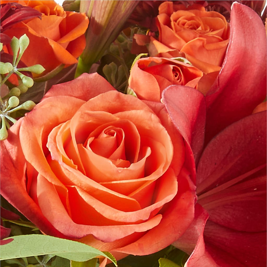 Crimson Leaves Bouquet –  Branch Floral Designs, Nyssa OR