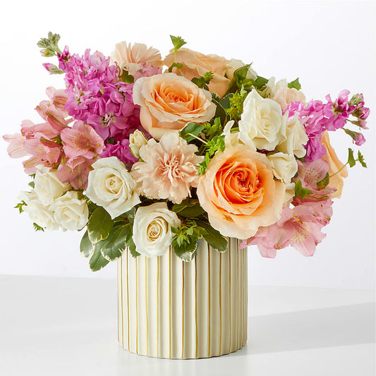 Paradise Bouquet with Ivory Vase –  Branch Floral Designs, Nyssa OR