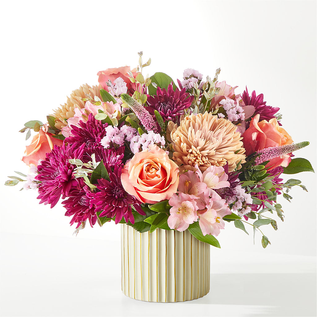 Berry Cobbler Bouquet with Ivory Vase –  Branch Floral Designs, Nyssa OR