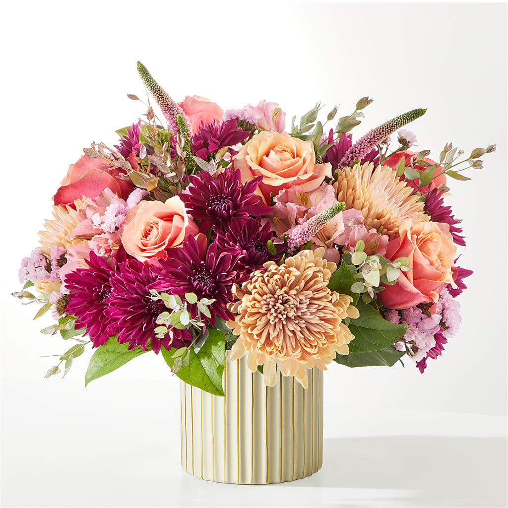 Berry Cobbler Bouquet with Ivory Vase –  Branch Floral Designs, Nyssa OR