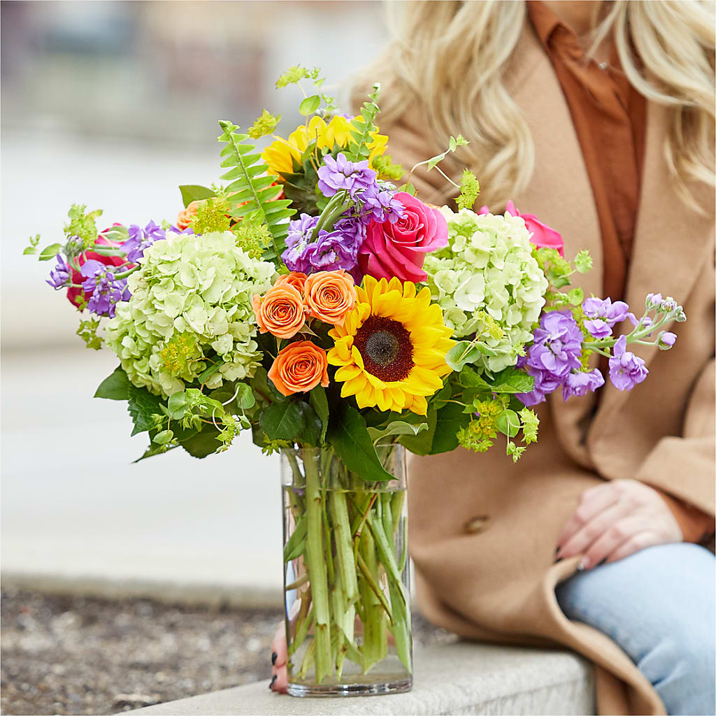 Vibrant Greetings Bouquet –  Branch Floral Designs, Nyssa OR