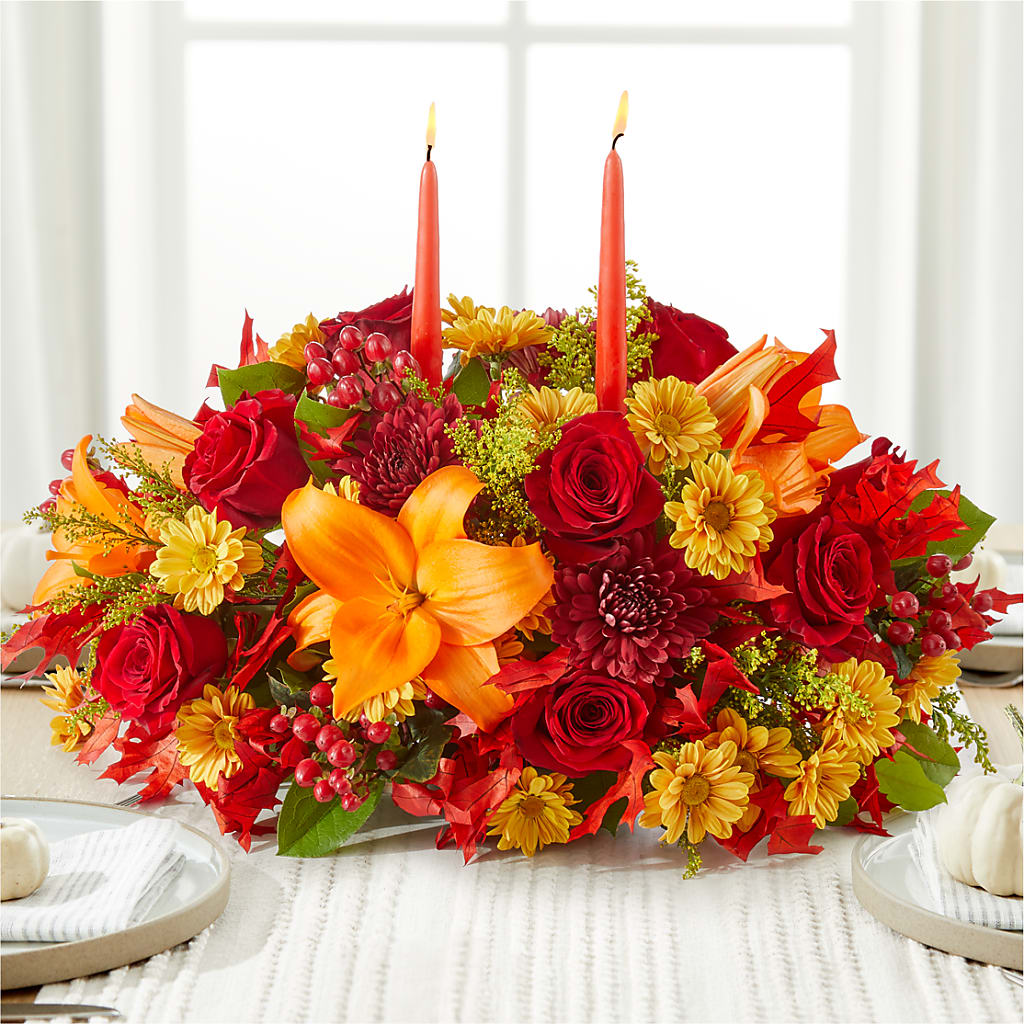 Autumn's Embrace Centerpiece –  Branch Floral Designs, Nyssa OR