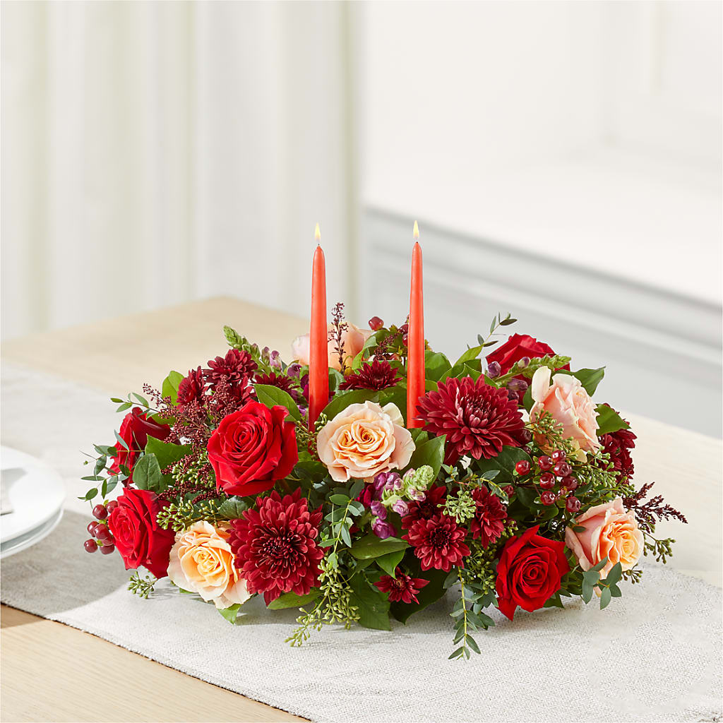 Most Thankful Centerpiece –  Branch Floral Designs, Nyssa OR