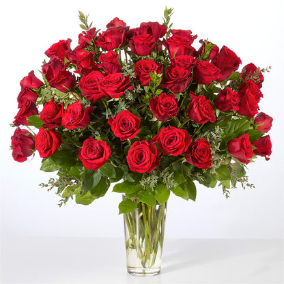 Forever Yours Fifty Stem Red Rose Bouquet –  Branch Floral Designs, Nyssa OR